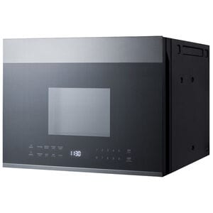 Summit 24 in. 1.3 cu. ft. 1000W Over-the-Range Microwave with 300 CFM & Sensor Cooking - Stainless Steel, , hires