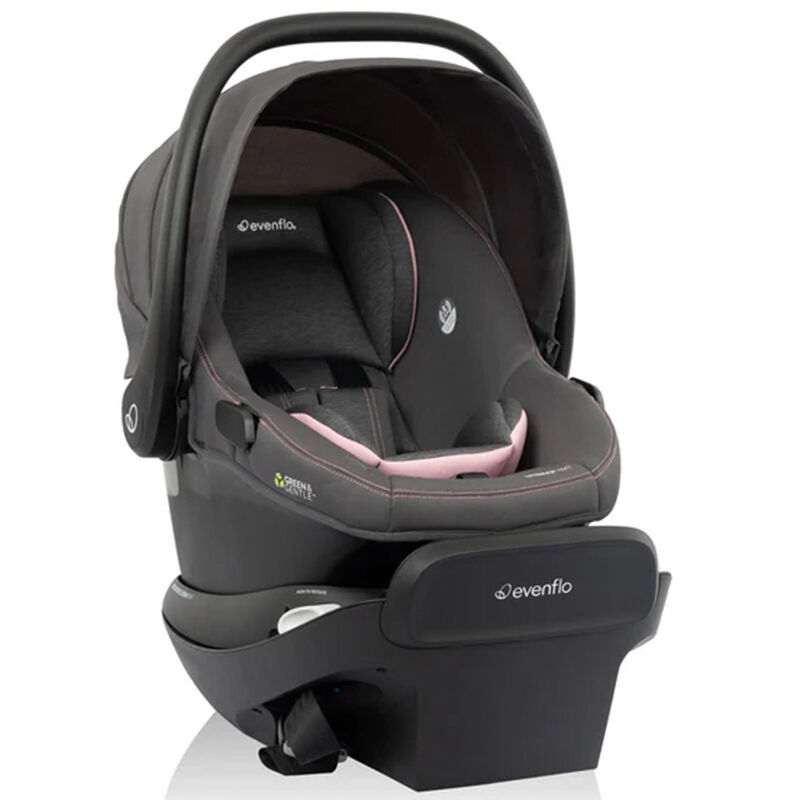 Evenflo Revolve180 LiteMax NXT Rotating Infant Car Seat w/ Green & Gentle - Primerose Pink, , hires