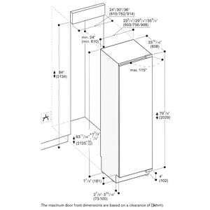 Gaggenau Vario 400 Series 36 in. 20.6 cu.ft. Built-In Smart Counter Depth Freeezerless Refrigerator - Custom Panel Ready, , hires