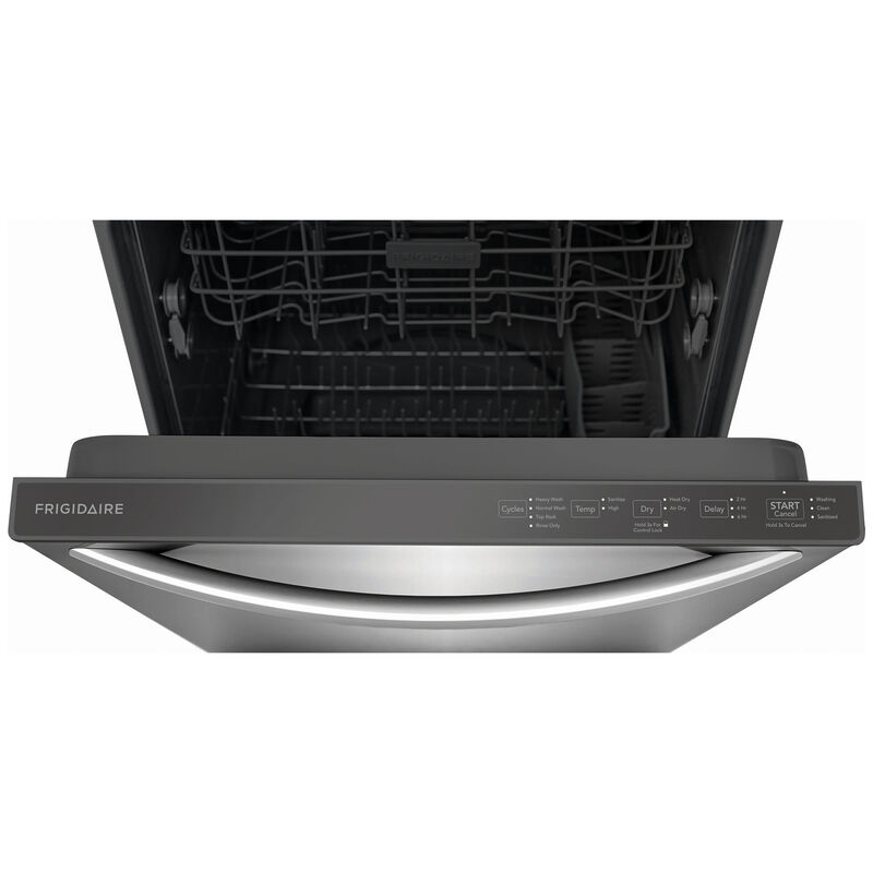 Frigidaire 24 in. Top Control Dishwasher with 52 dBa Sound Level & MaxDry - Stainless Steel, Stainless Steel, hires