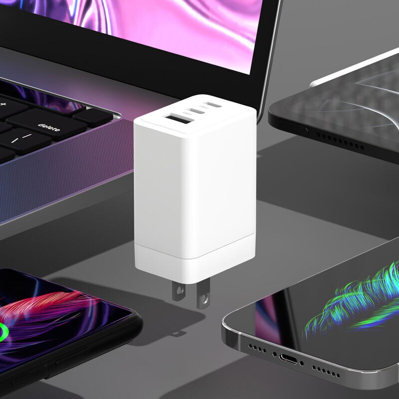PhoneSuit - GaN USB-C/C/A Wall Charger - White, , hires
