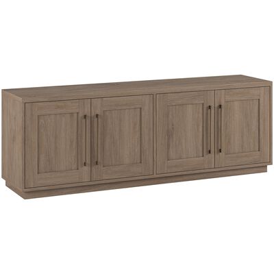 Preston & Cole Tansy 68" Wide TV Stand for TVs up to 75" - Antiqued Gray Oak | 141665P