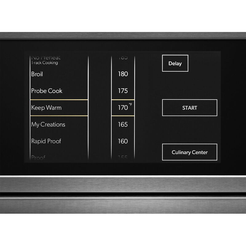 JennAir Rise 30" 10.0 Cu. Ft. Electric Smart Double Wall Oven with Dual Convection & Self Clean - Stainless Steel, , hires