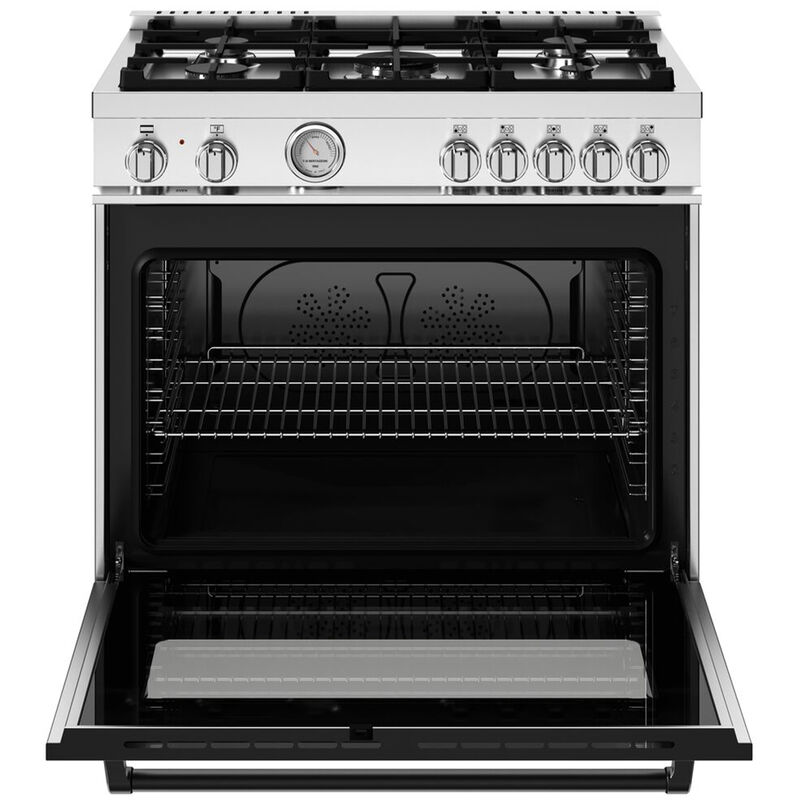 Bertazzoni Master Series 36 in. 5.9 cu. ft. Convection Oven Freestanding Dual Fuel Range with 5 Sealed Burners - Stainless Steel, , hires