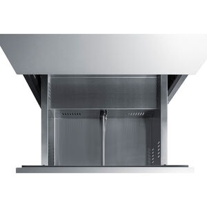 Summit 24 in. 3.5 cu. ft. Built-In Outdoor Frost Free Double Freezer Drawers - Custom Panel Ready, , hires