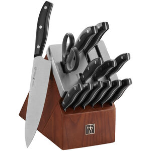Henckels Definition 14-pc Self-Sharpening Knife Block Set - Black, , hires