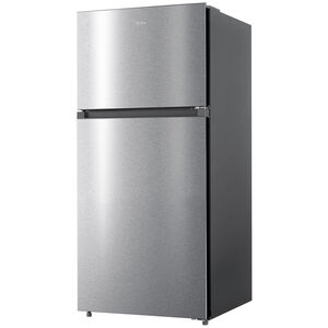 Midea 28 in. 14.2 cu. ft. Counter Depth Garage-Ready Top Freezer Refrigerator - Stainless Steel, Stainless Steel, hires