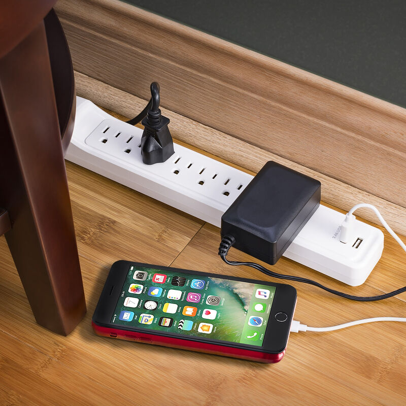 CyberPower 7-Outlet Essential Surge Protector - White, , hires