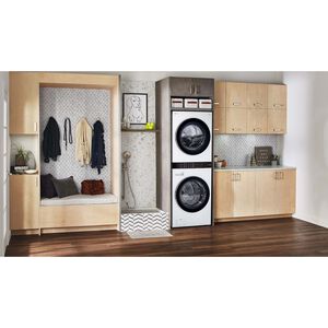 LG 27 in. WashTower with 4.5 cu. ft. Washer with 6 Wash Programs & 7.4 cu. ft. Electric Dryer with 6 Dryer Programs, Sensor Dry & Wrinkle Care - White, White, hires