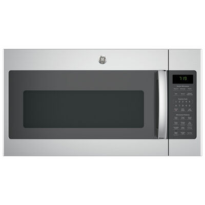 GE 30" 1.9 Cu. Ft. Over-the-Range Microwave with 10 Power Levels, 400 CFM & Sensor Cooking Controls - Stainless Steel | JVM7195SKSS