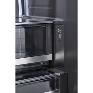 LG Studio 36 in. 26.5 cu. ft. Smart Counter Depth French Door Refrigerator with Internal Water Dispenser - PrintProof Stainless Steel, PrintProof Stainless Steel, hires
