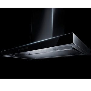 JennAir 36 in. Convertible Chimney Style Range Hood with 600 CFM, 3 Fan Speeds & 2 LED Lights - Stainless Steel, , hires