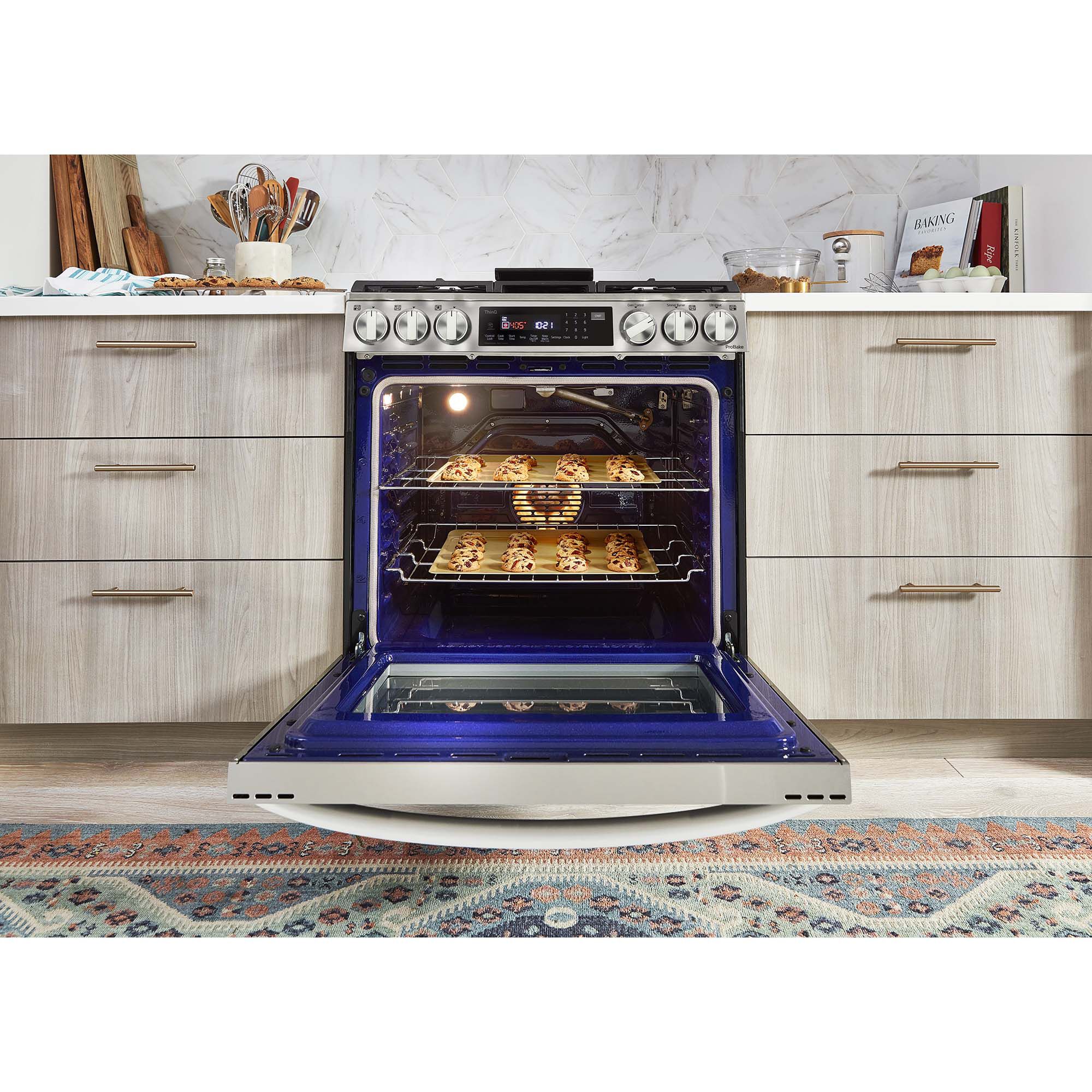 LG Instaview 30 in. 6.3 cu. ft. Smart Air Fry Convection Oven