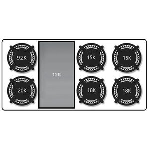 Wolf 48 in. 6-Burner LP Gas Rangetop with Griddle & Power Burner - Stainless Steel, , hires