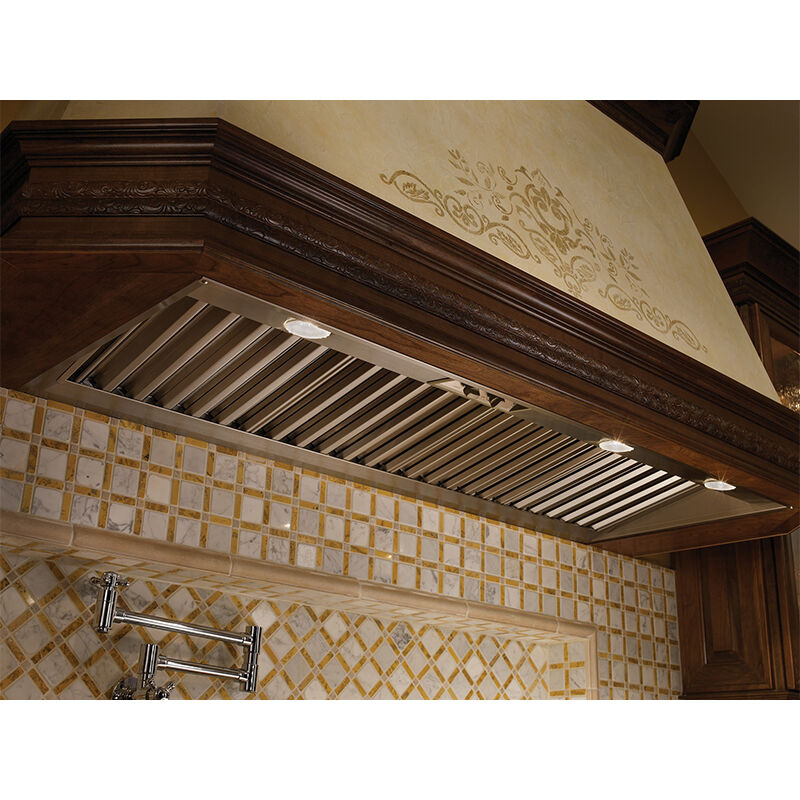 Wolf 58 in. Standard Style Range Hood, Ducted Venting & 2 Halogen Lights - Stainless Steel, , hires