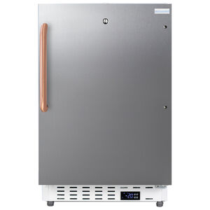 Summit 20 in. 2.5 cu. ft. Upright Compact Freezer with Digital Control - Stainless Steel, , hires