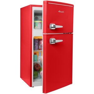 Avanti 18 in. 3 cu. ft. Mini Fridge with Top Freezer - Red, Red, hires