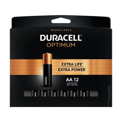Duracell Optimum AA 12 Pack | OPT1500B12