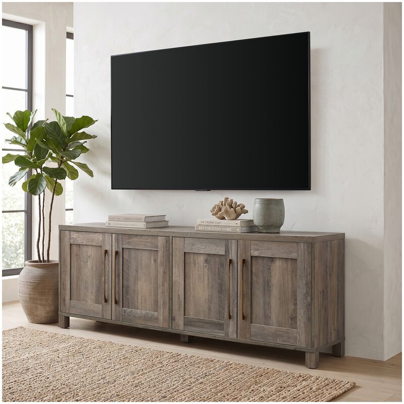 Preston & Cole Daphne 68" Wide TV Stand for TVs up to 75" - Gray Oak, , hires