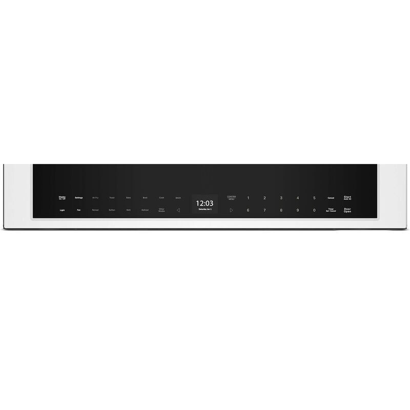 KitchenAid 30 in. 1.1 cu. ft. Over-the-Range Smart Microwave with 10 Power Levels, 400 CFM & Sensor Cooking Controls - White, White, hires