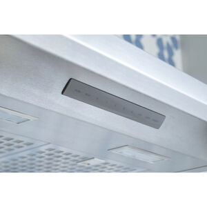 Thermador Masterpiece Series 30 in. Smart Convertible Chimney Style Range Hood with 600 CFM, 4 Fan Speeds & 2 LED Lights - Stainless Steel, , hires