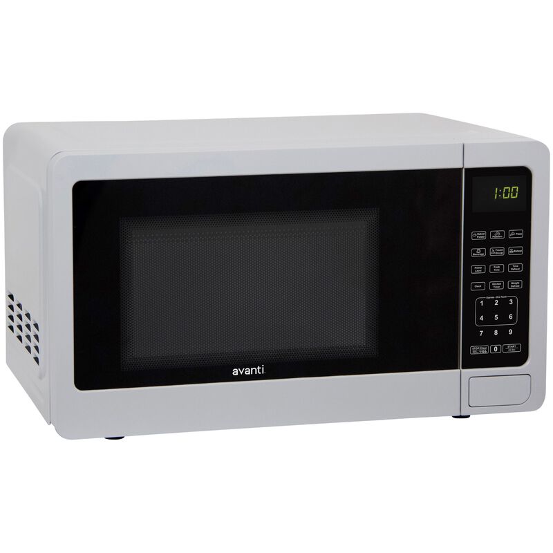 Avanti 18 in. 0.7 cu. ft. 700W Countertop Microwave - White, White, hires