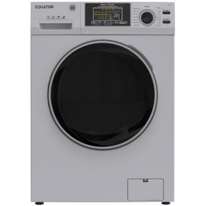 Equator Max 24 in. 2.47 cu. ft. Electric Front Load Convertible (Vented/Ventless) All-in-One Combo with Pet Cycle, Sanitize Cycle & Sensor Dry - Silver, , hires