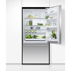 Fisher & Paykel Series 5 31 in. 17.1 cu. ft. Smart Counter Depth Bottom Freezer Refrigerator with Ice Maker - Stainless Steel, , hires
