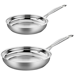 Cuisinart Chef's Classic Stainless 2-Pc Skillet Set (8" & 10"), , hires