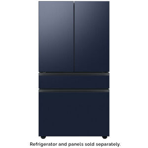 Samsung BESPOKE 4-Door French Door Top Panel for Refrigerators - Navy Steel, , hires