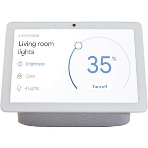 Nest Hub Max Smart Display with Google Assistant - Chalk, , hires