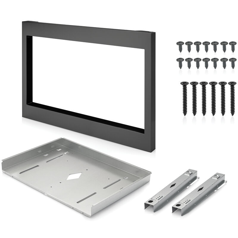 Frigidaire Gallery 27 in. Trim Kit for Microwaves - Black Stainless Steel, , hires
