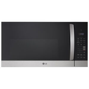 LG 30 in. 1.7 cu. ft. Over-the-Range Microwave with 10 Power Levels & 300 CFM - PrintProof Stainless Steel, , hires