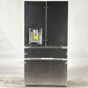 LG 36 in. 28.6 cu. ft. Smart 4-Door French Door Refrigerator with Ice & Water Dispenser - PrintProof Stainless Steel (Open Box Good Condition), , hires