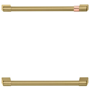 Cafe Refrigerator Handle Kit (Set of 2) - Brushed Brass, , hires