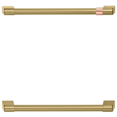 Cafe Refrigerator Handle Kit (Set of 2) - Brushed Brass | CXQD2H2PNCG
