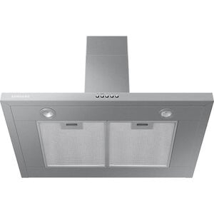 Samsung 30 in. Convertible Chimney Style Range Hood with 390 CFM, 3 Fan Speeds & 2 LED Lights - Stainless Steel, Stainless Steel, hires