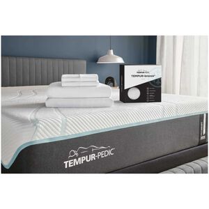 Tempur-Pedic Breeze Cooling Sheet Set White - Queen, , hires