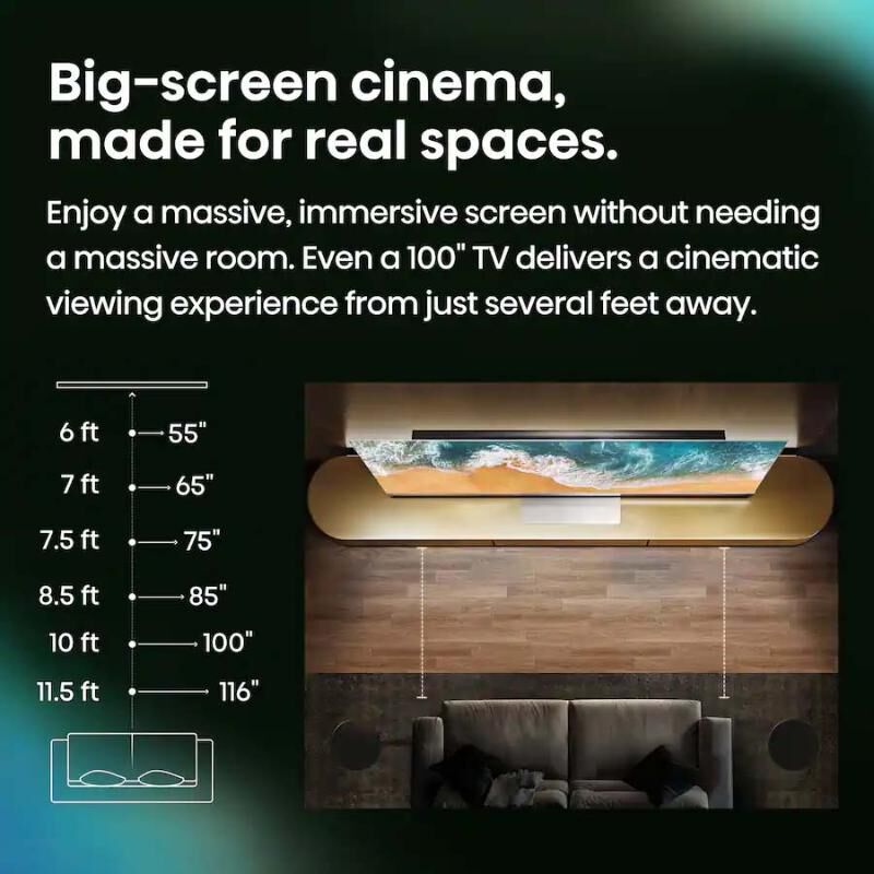 Hisense - 65" Class U7 Series ULED Mini-LED 4K UHD Smart Google TV, , hires