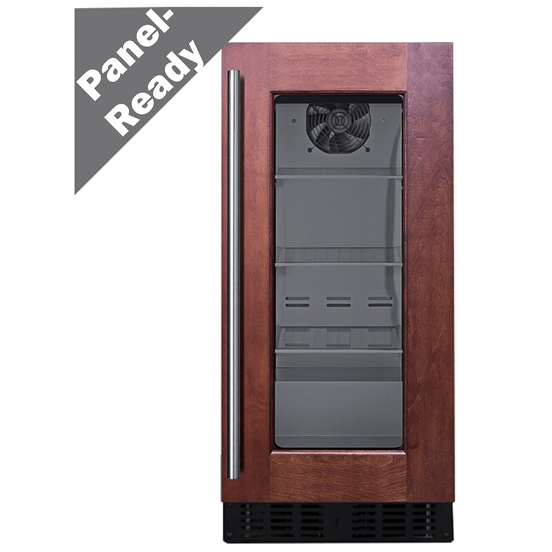 Summit 15 in. Built-In/Freestanding 1.8 cu. ft. Compact Beverage Center with Adjustable Shelves & Digital Control - Custom Panel Ready, , hires