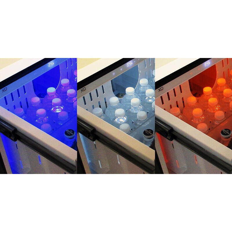 XO 24 in. 5.2 cu. ft. Outdoor Double Refrigerator Drawers - Stainless Steel, , hires