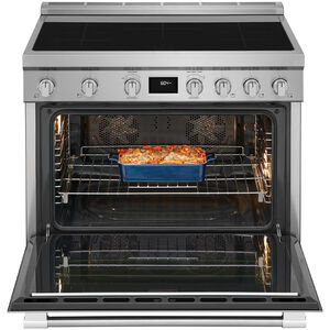 Frigidaire Professional 36 in. 4.4 cu. ft. Dual Convection Dual Fuel Range with 6 Sealed Burners - Stainless Steel, , hires