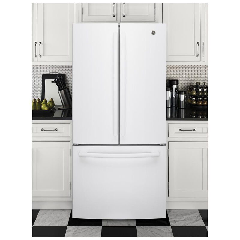 GE 33 in. 18.6 cu. ft. Counter Depth French Door Refrigerator with