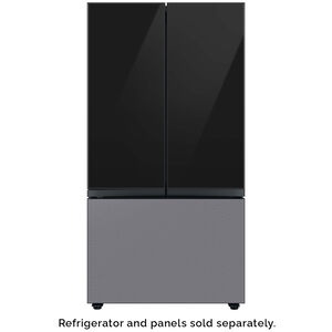 Samsung BESPOKE 3-Door French Door Bottom Panel for Refrigerators - Stainless Steel, , hires