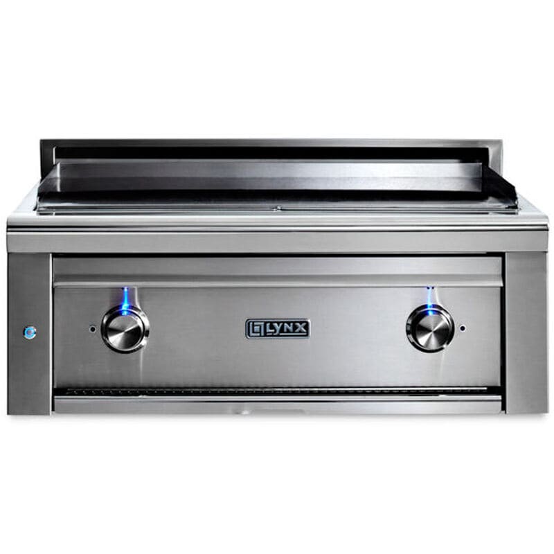 Lynx Asado Series 30 in. 2-Burner Built-In Liquid Propane Gas Flat Top Griddle with 495 sq. in. Cooking Surface - Stainless Steel, , hires