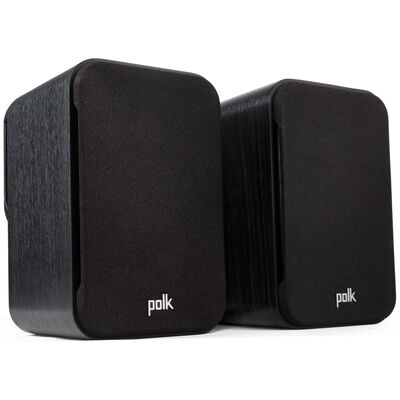 Polk Signature Elite ES10 High Quality Wall-Mountable Satellite Surround Speakers (Pair) - Black | ES10BLACK