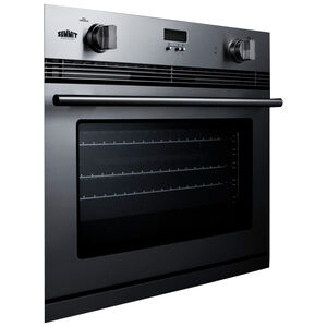 Summit 30 in. 3 cu. ft. Gas Single Wall Oven with Standard Convection - Stainless Steel, , hires