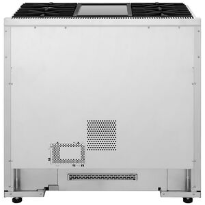 SKS 36 in. 6.3 cu. ft. Smart Standard Convection Steam Gas Range with 4 Sealed Burners & Griddle - Stainless Steel, , hires