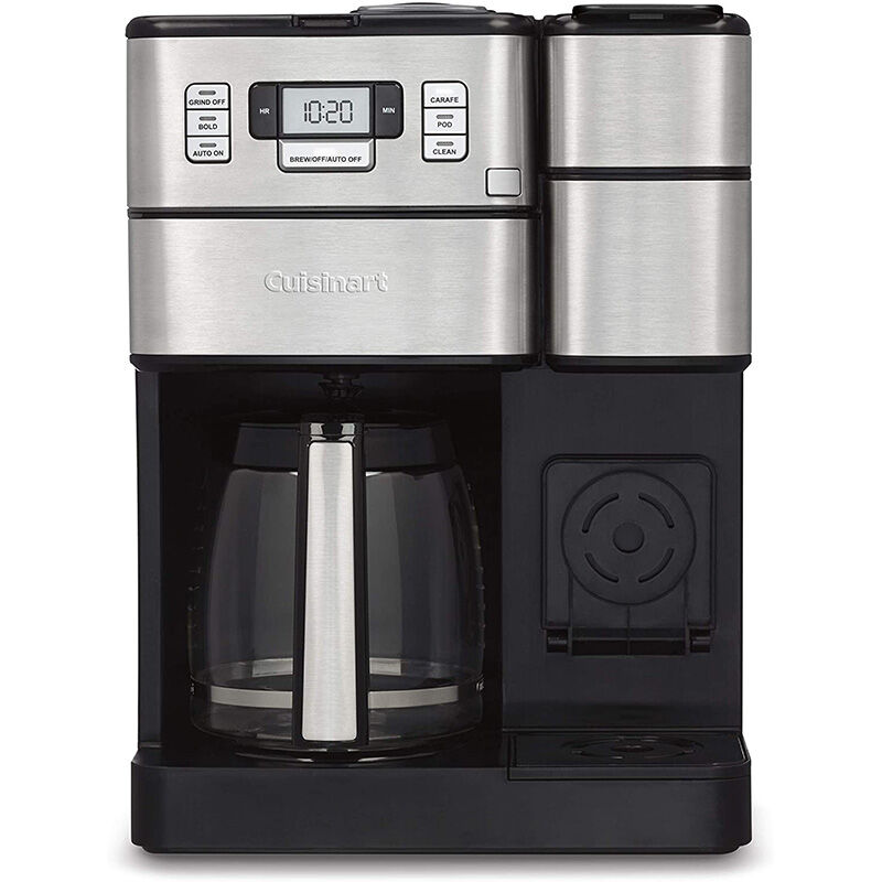Cuisinart Coffee Center Grind Brew Plus 12 Cup Coffee Maker Silver P.C. Richard Son