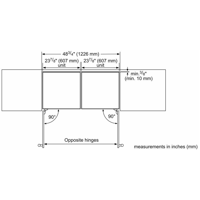 Thermador Professional Series 24 in. Undercounter Wine Cooler with Wood Racks, Dual Temperature Zones & 41 Bottle Capacity - Stainless Steel, , hires